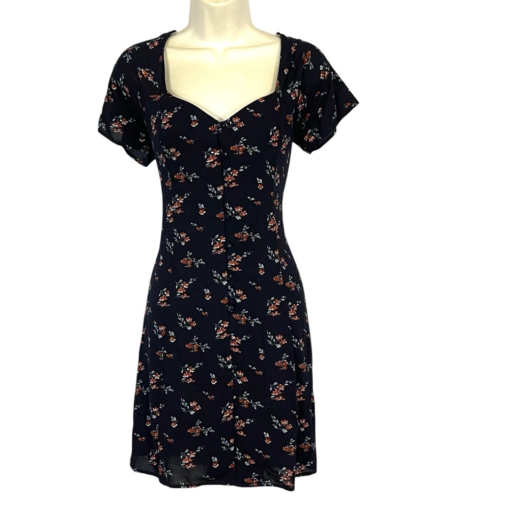 Black Floral Dress by Sky and Sparrow - Picture 1 of 10
